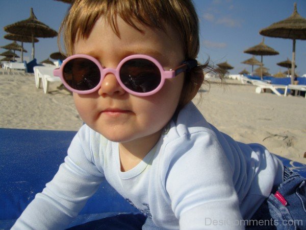 Baby At Beach