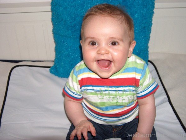 Baby Boy laughing