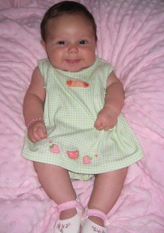 Baby Girl in Lovely Dress