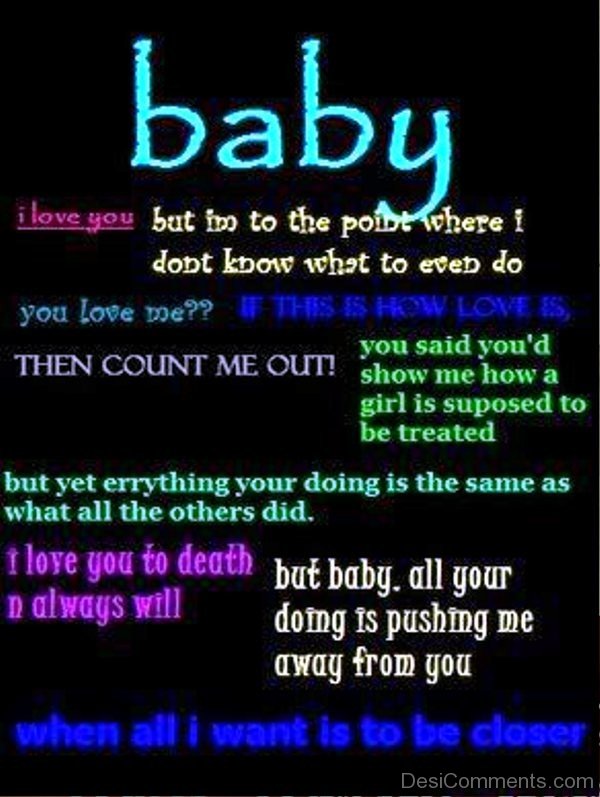 Baby I Love You