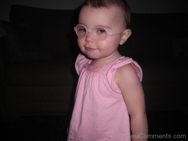 Baby In Pink Dress