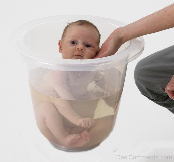 Baby In Tub