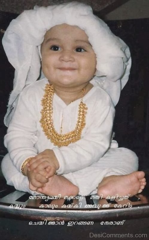 Baby In White Dress