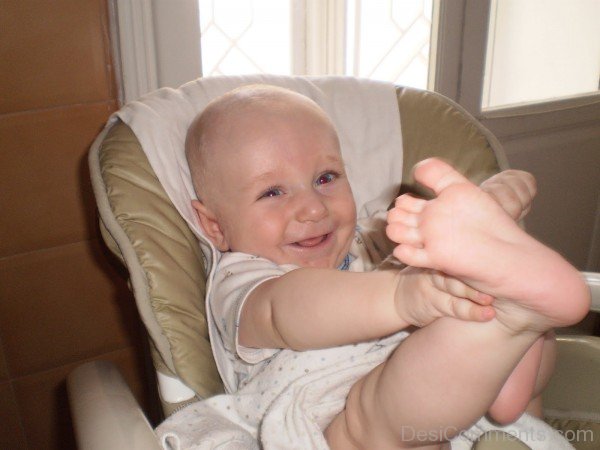 Baby Showing Feet