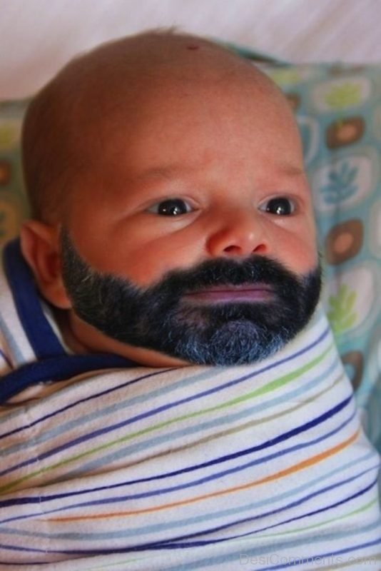 Baby With Beard