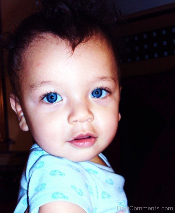Baby With Blue Eyes