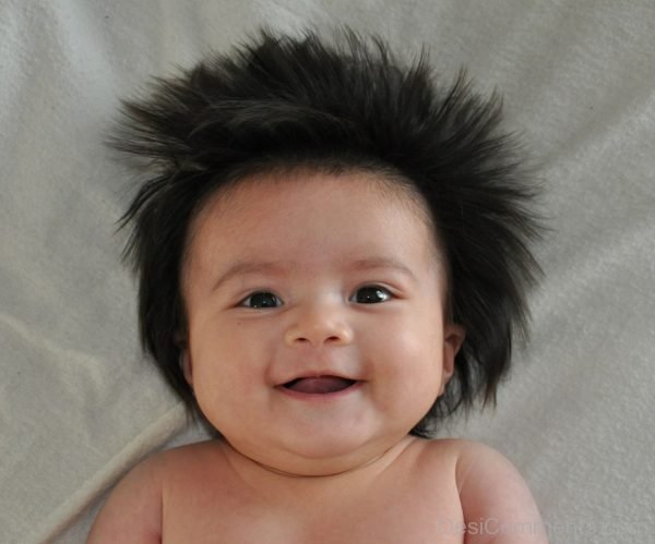 Baby With Funny Hair