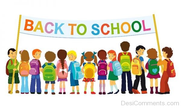 Back To School Image With Cartoons-DC04