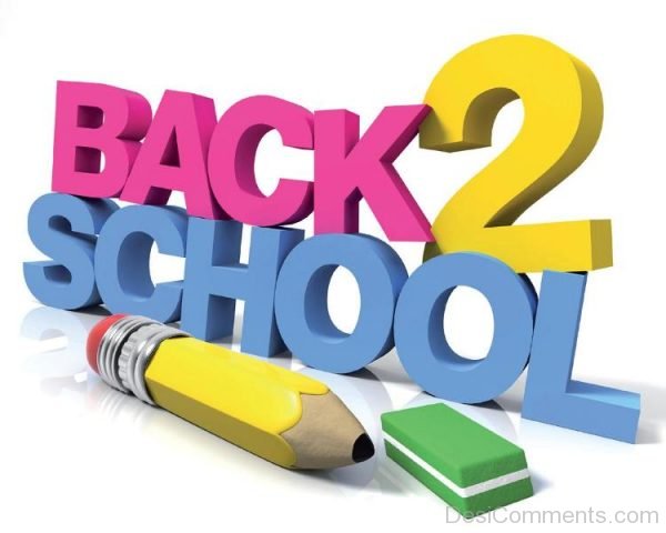 Back To School With Pencil And Eraser-DC16