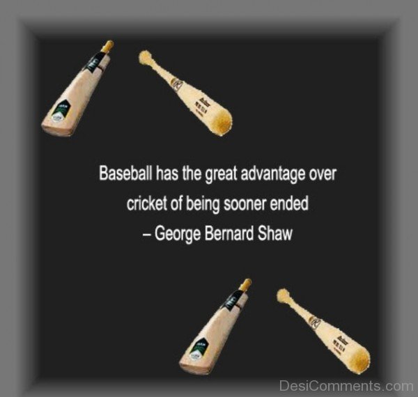 Baseball Has A Great Advantage Over Cricket