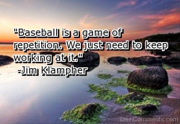 Baseball Is A Game-DC32DC11