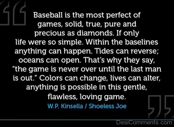 Baseball is the Most Perfect-DC32DC16