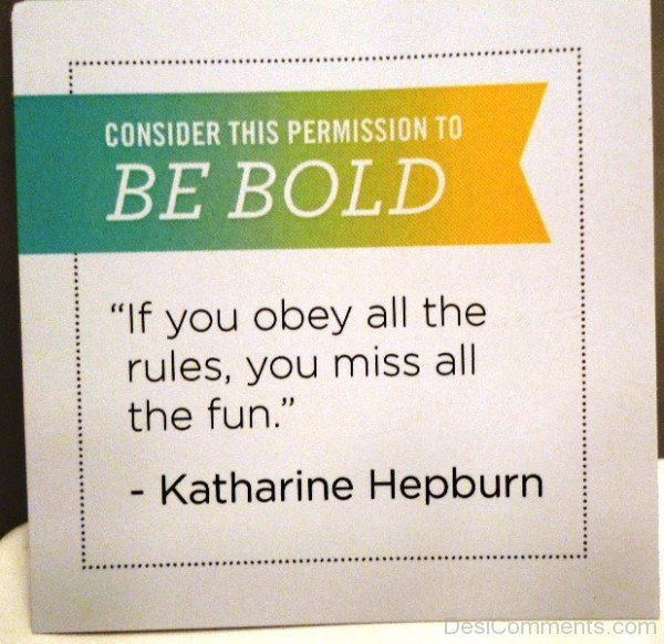 Be Bold