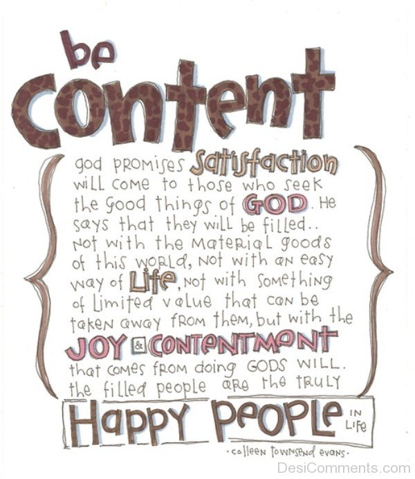 Be Content-DC014
