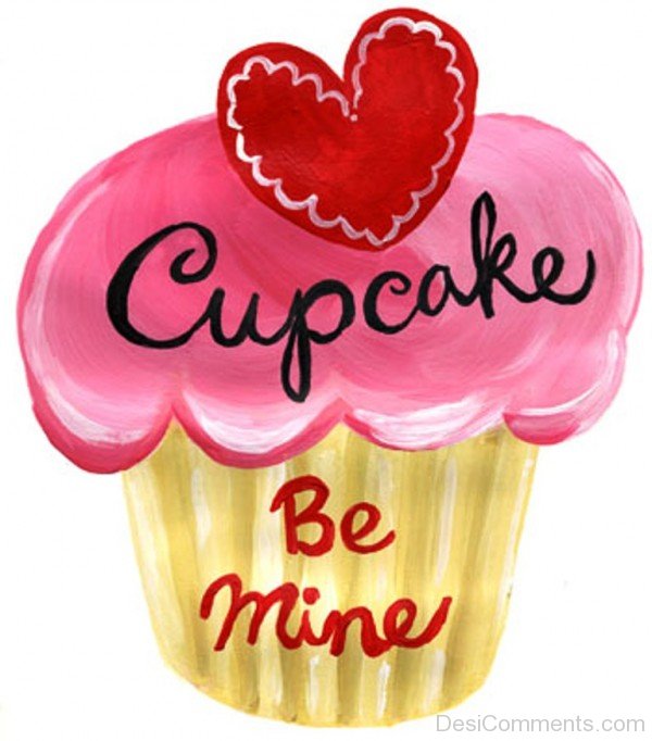 Be Mine Cupcake Image