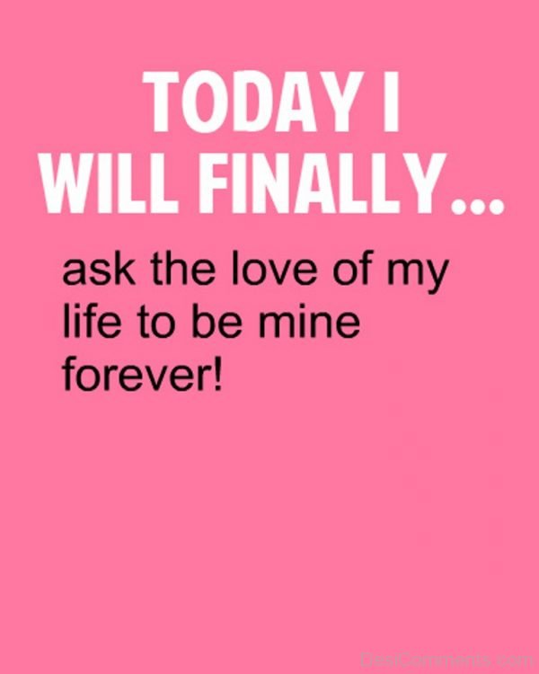 Be Mine Forever Picture