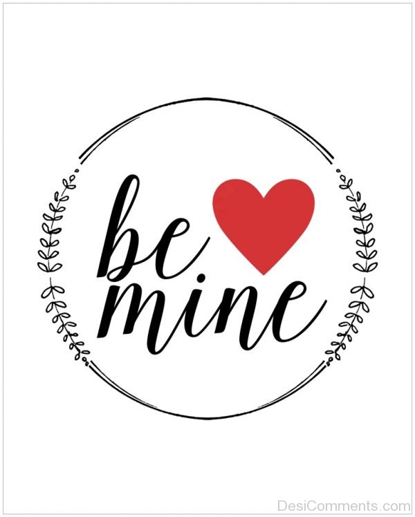 Be Mine In Black Text-DC09