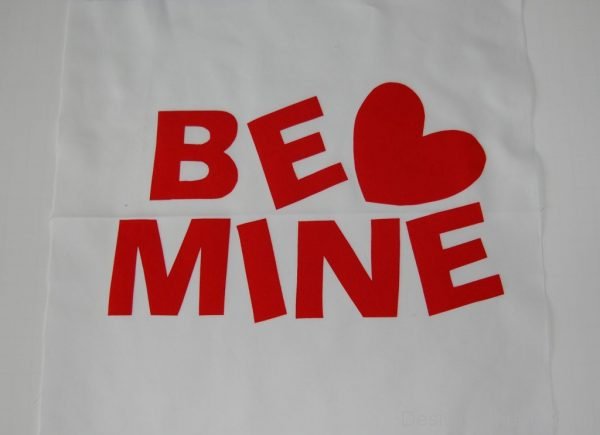 Be Mine In Red Text-DC10