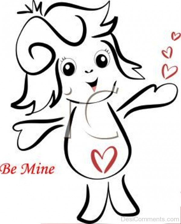 Be Mine Little Girl Image