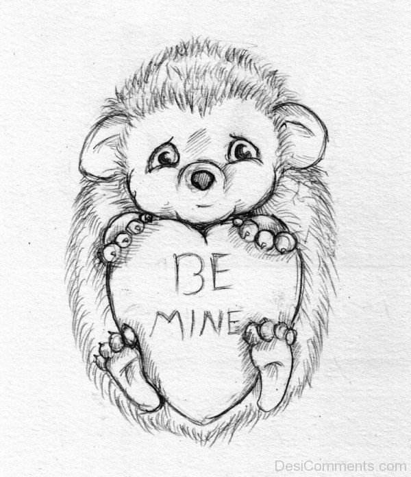 Be Mine Monkey Sketch-qw108DC999DC35