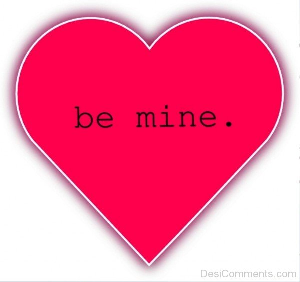 Be Mine Pink Heart Picture- DC 6045