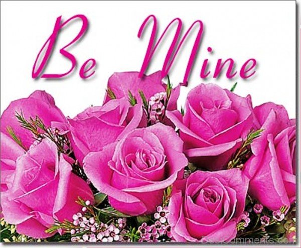 Be Mine Pink Roses Image- DC 6046