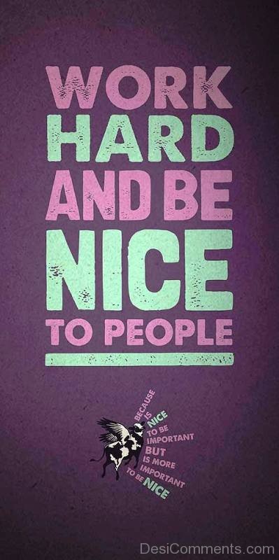 Be Nice