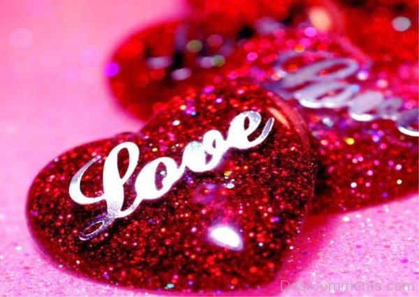 Beautiful Glitter Love Heart-tvw211desi36