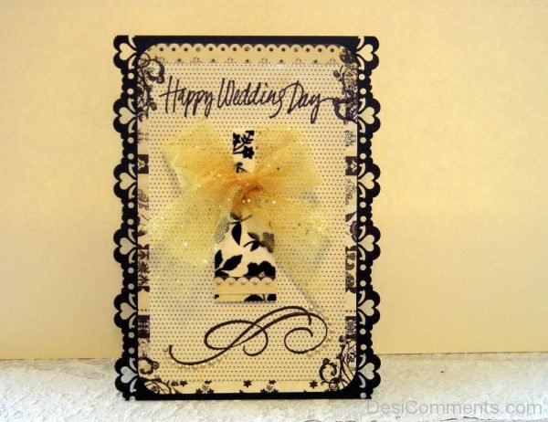 Beautiful Happy Wedding Day Wish-DC03