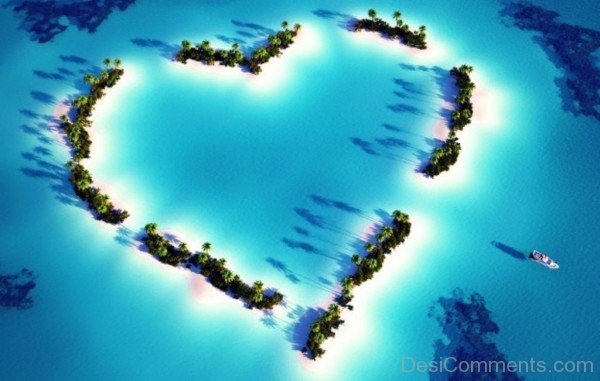 Beautiful Heart Shape Land