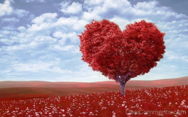Beautiful Heart Shaped Tree- DC0106
