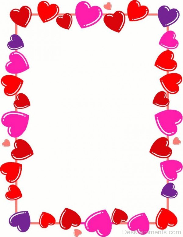 Beautiful Hearts Frame- DC 02034