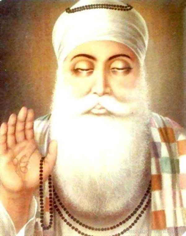 Beautiful Image Of Guru Nanak Dev Ji-DC011