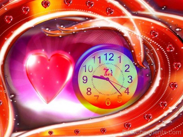 Beautiful Love Clock