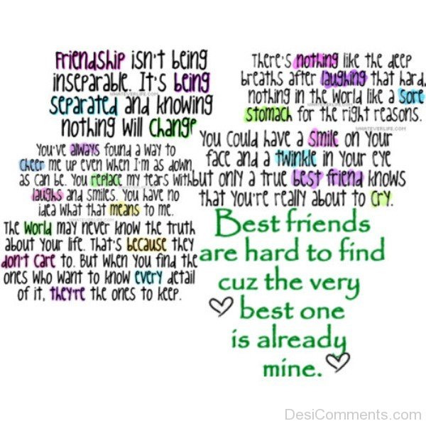Best Friends Are Hard to Find Because The Vey Best One Is Already Mine-dc099043