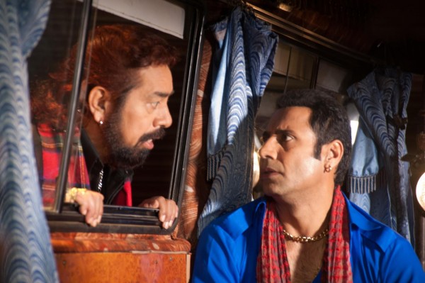 Binnu Dhillon During A Shooting Scene