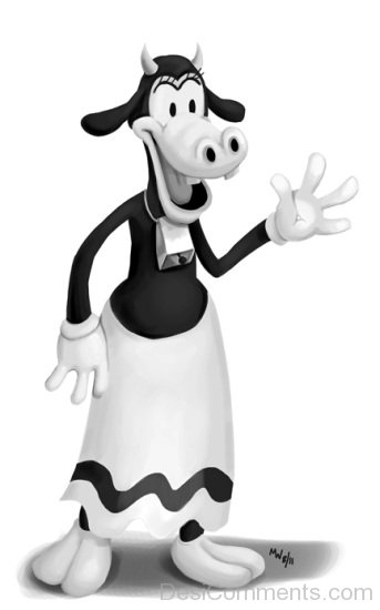Black And White Picture Of Queen Clarabelle