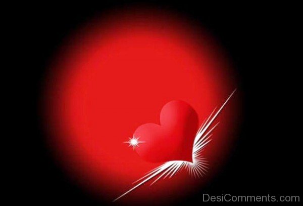 Blushing Red Love Heart-tvw230desi01