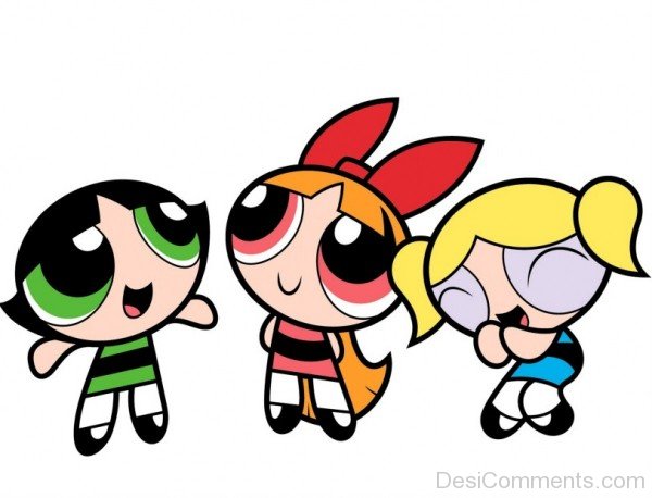 Bubbles Laughing With Buttercup And Blossom