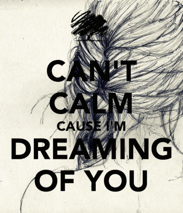 Can’t Calm Cause I’m Dreaming Of You