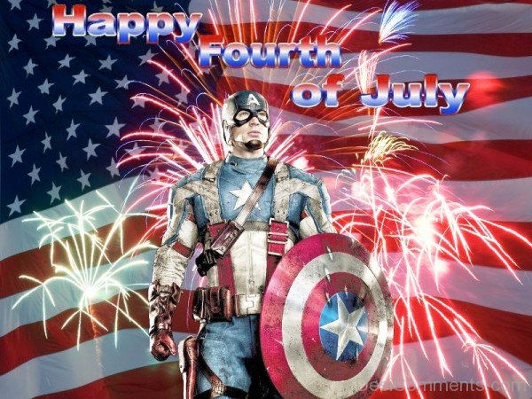 Captain America Happy Fourth Of July