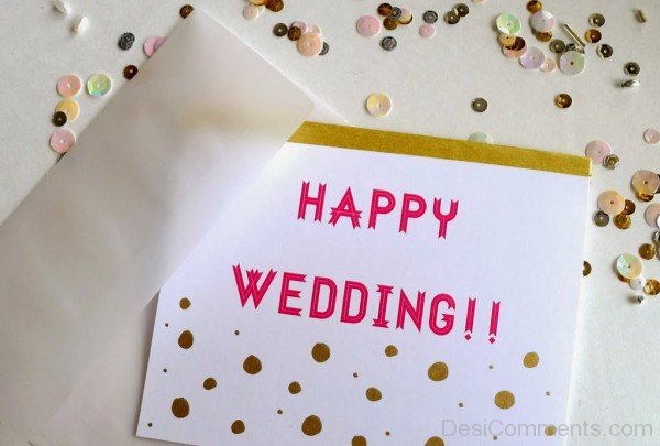 Card -Happy Wedding