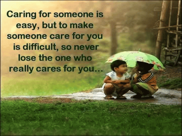 Caring For Someone Is Easy