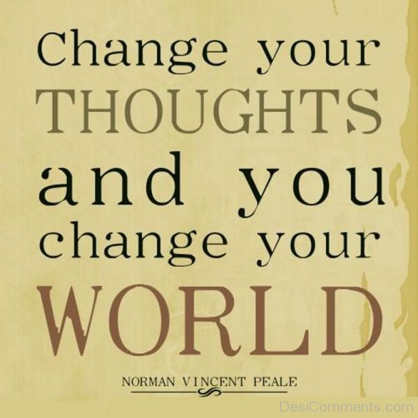 Change Your Thoughts