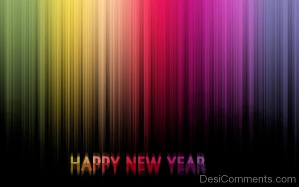 Colorful Happy New Year