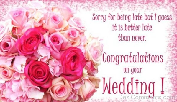 Congratulation On Your Wedding