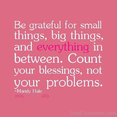 Count Your Blessings