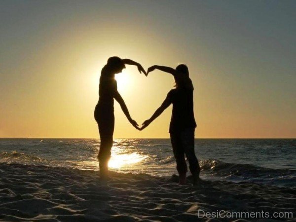 Couple Beach Love Image- DC0108