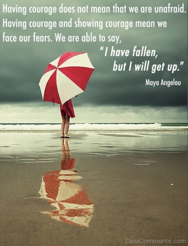 Courage Mean We Face Our Fears-DC049