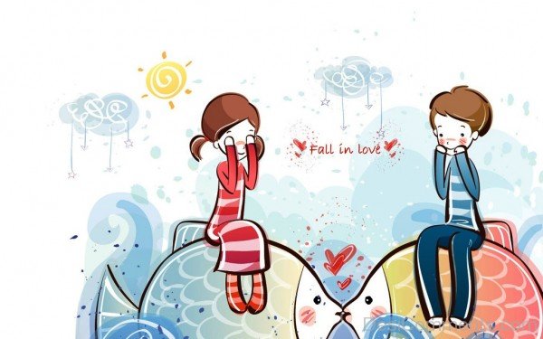 Cute Couple Fall In Love-dcv303DESI15